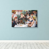 Pierre-Auguste Renoir - Lunch van de roeiers Canvas Afdruk (Insitu (Houten vloer))
