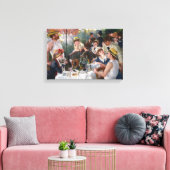Pierre-Auguste Renoir - Lunch van de roeiers Canvas Afdruk (Insitu (Woonkamer))