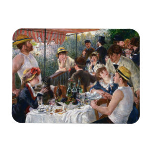Pierre-Auguste Renoir - Lunch van de roeiers Magneet
