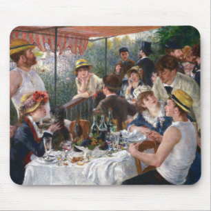 Pierre-Auguste Renoir - Lunch van de roeiers Muismat