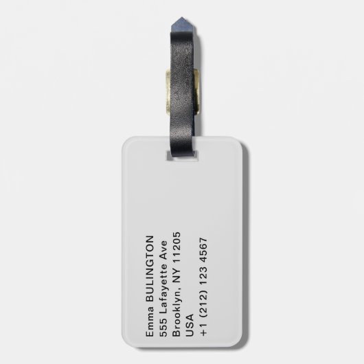 Pierre-Auguste Renoir - Luncheon of Boating Party Bagagelabel (Achterkant verticaal)