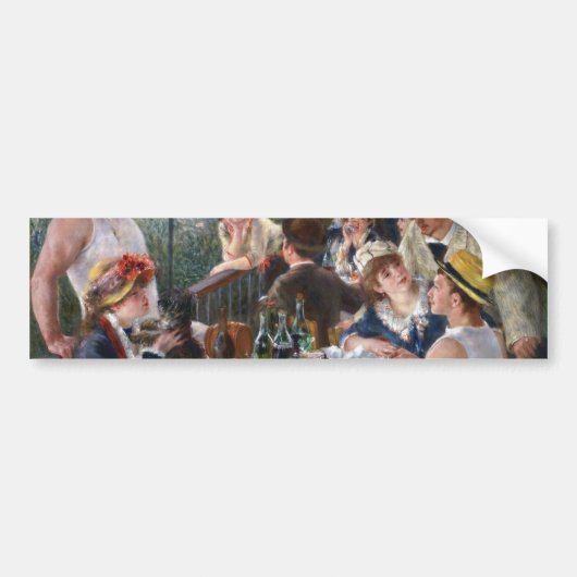 Pierre-Auguste Renoir - Luncheon of Boating Party Bumpersticker (Voorkant)