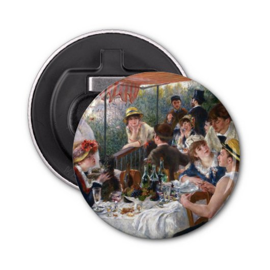 Pierre-Auguste Renoir - Luncheon of Boating Party Button Flesopener (Voorkant)