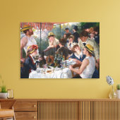 Pierre-Auguste Renoir - Luncheon of Boating Party Canvas Afdruk (Insitu (Woonkamer))