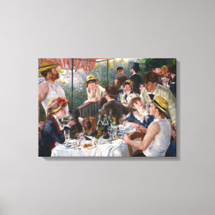 Pierre-Auguste Renoir - Luncheon of Boating Party Canvas Afdruk