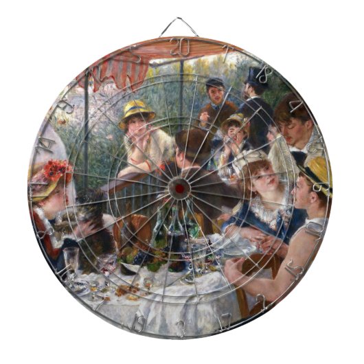 Pierre-Auguste Renoir - Luncheon of Boating Party Dartbord (Voorkant)