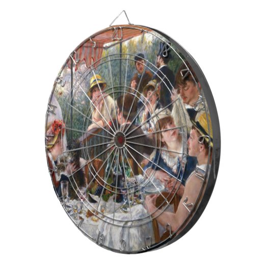 Pierre-Auguste Renoir - Luncheon of Boating Party Dartbord (Voorkant Rechts)