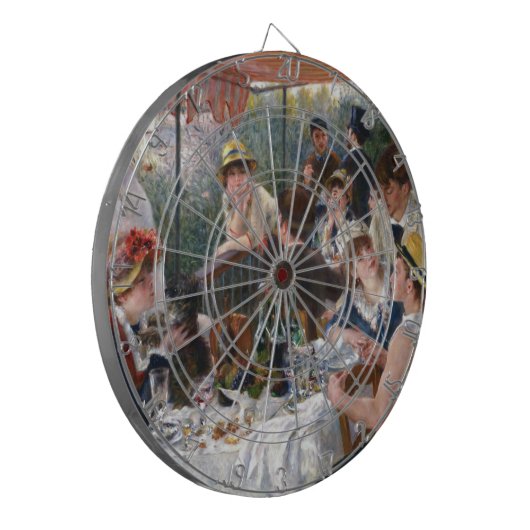 Pierre-Auguste Renoir - Luncheon of Boating Party Dartbord (Voorkant Links)