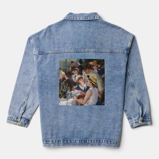 Pierre-Auguste Renoir - Luncheon of Boating Party Denim Jacket (Achterkant)