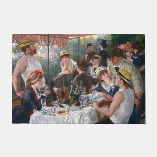 Pierre-Auguste Renoir - Luncheon of Boating Party Deurmat (Voorkant)