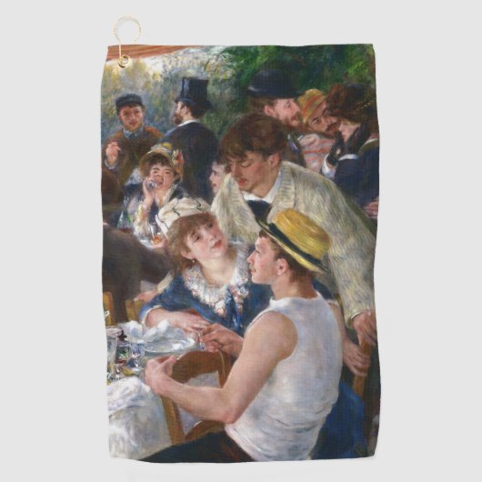 Pierre-Auguste Renoir - Luncheon of Boating Party Golfhanddoek (Voorkant)
