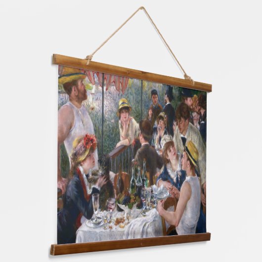 Pierre-Auguste Renoir - Luncheon of Boating Party Hangend Wandkleed (Gebogen)