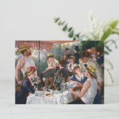 Pierre-Auguste Renoir - Luncheon of Boating Party Kaart (Staand voorkant)