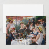 Pierre-Auguste Renoir - Luncheon of Boating Party Kaart (Voorkant / Achterkant)
