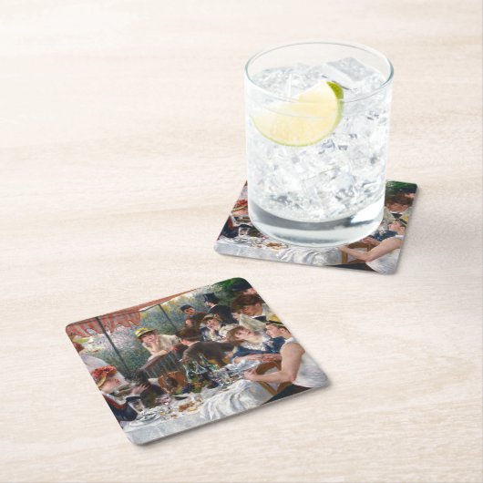 Pierre-Auguste Renoir - Luncheon of Boating Party Kartonnen Onderzetters (Insitu)
