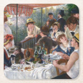 Pierre-Auguste Renoir - Luncheon of Boating Party Kartonnen Onderzetters (Voorkant)
