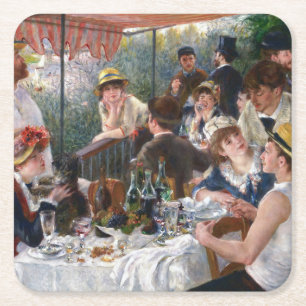 Pierre-Auguste Renoir - Luncheon of Boating Party Kartonnen Onderzetters
