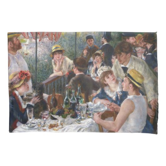Pierre-Auguste Renoir - Luncheon of Boating Party Kussensloop (Voorkant)