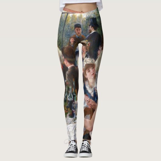Pierre-Auguste Renoir - Luncheon of Boating Party Leggings (Voorkant)