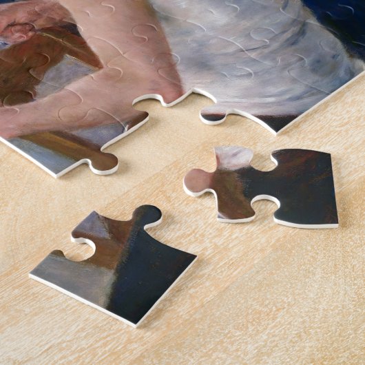 Pierre-Auguste Renoir - Luncheon of Boating Party Legpuzzel (Zijkant)