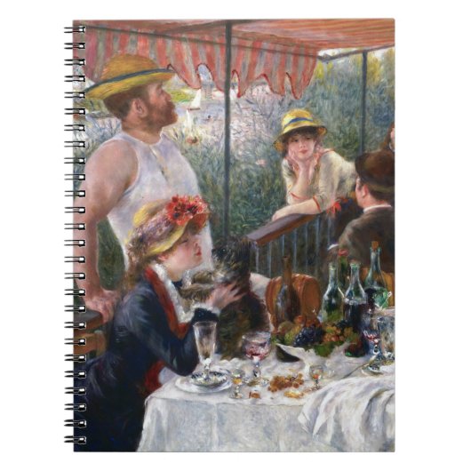 Pierre-Auguste Renoir - Luncheon of Boating Party Notitieboek (Voorkant)