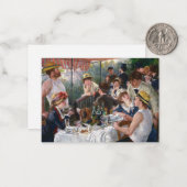 Pierre-Auguste Renoir - Luncheon of Boating Party Notitiekaartje (Voorkant / Achterkant in situ)