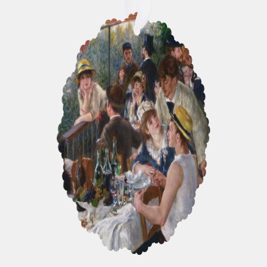 Pierre-Auguste Renoir - Luncheon of Boating Party Ornament Kaart (Rechts)