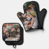 Pierre-Auguste Renoir - Luncheon of Boating Party Ovenwant & Pannenlap Set (Voorkant / Achterkant)