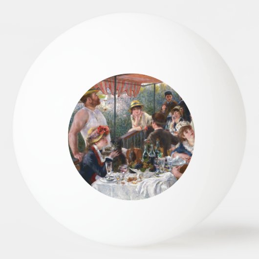 Pierre-Auguste Renoir - Luncheon of Boating Party Pingpongbal (Achterkant)