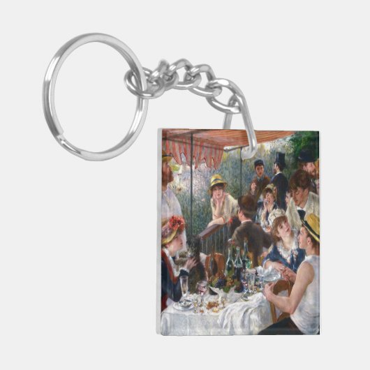Pierre-Auguste Renoir - Luncheon of Boating Party Sleutelhanger (Voorkant Links)