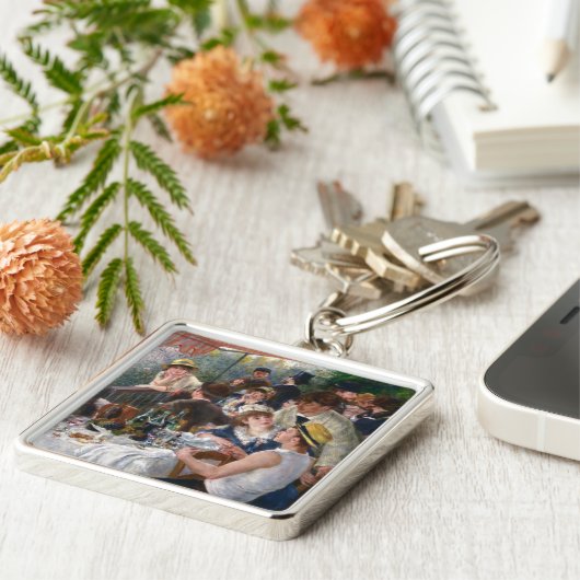 Pierre-Auguste Renoir - Luncheon of Boating Party Sleutelhanger (Zijkant)