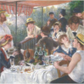 Pierre-Auguste Renoir - Luncheon of Boating Party Sticker (Voorkant)