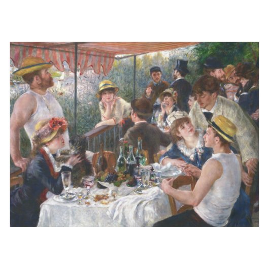 Pierre-Auguste Renoir - Luncheon of Boating Party Tafelkleed (Voorkant (Horizontaal))
