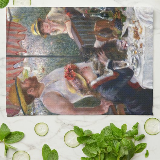 Pierre-Auguste Renoir - Luncheon of Boating Party Theedoek (Gevouwen)