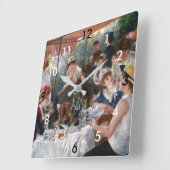 Pierre-Auguste Renoir - Luncheon of Boating Party Vierkante Klok (Hoek)