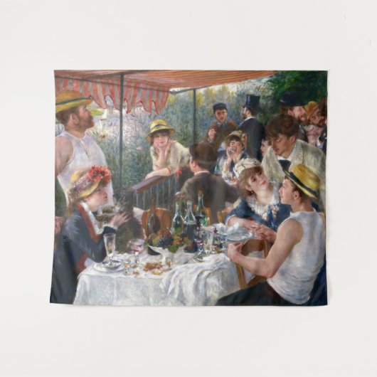 Pierre-Auguste Renoir - Luncheon of Boating Party Wandkleed (Voorkant (horizontaal))