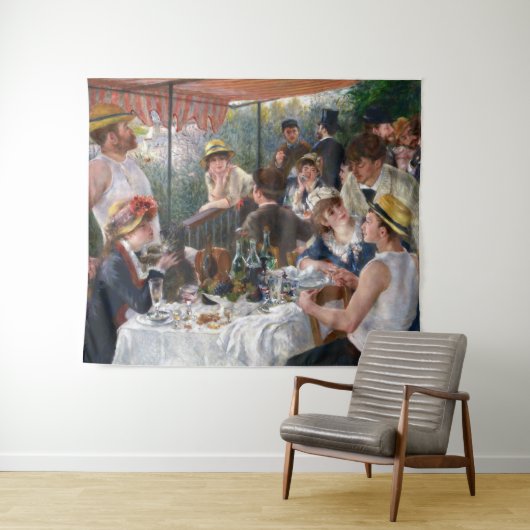 Pierre-Auguste Renoir - Luncheon of Boating Party Wandkleed (In Situ (horizontaal))