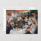 Pierre-Auguste Renoir - Luncheon van de roeipartij Briefkaart (Voorkant / Achterkant)