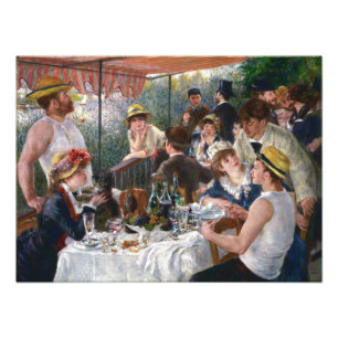 Pierre-Auguste Renoir - Luncheon van de roeipartij Foto Afdruk