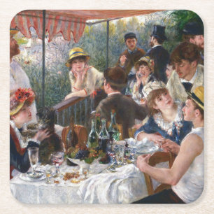 Pierre-Auguste Renoir - Luncheon van de roeipartij Kartonnen Onderzetters