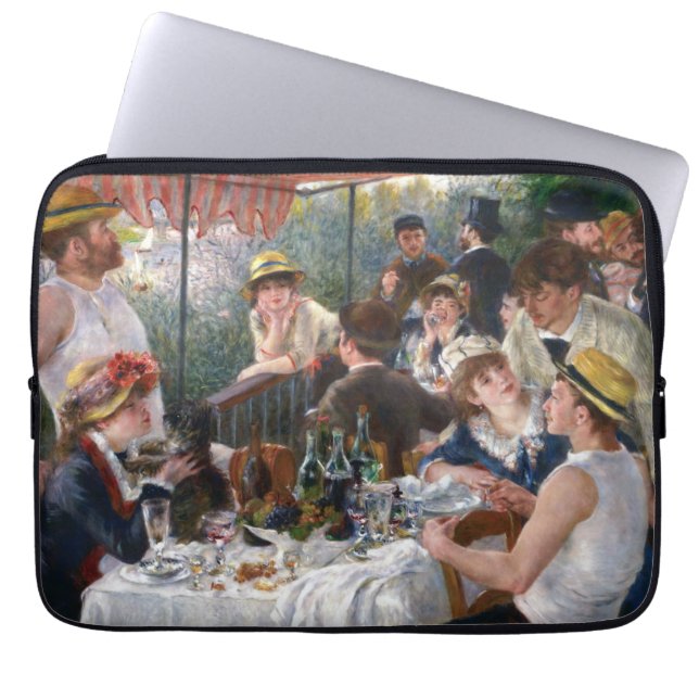 Pierre-Auguste Renoir - Luncheon van de roeipartij Laptop Sleeve (Voorkant)