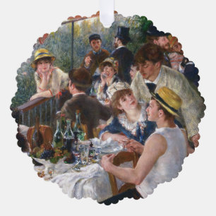 Pierre-Auguste Renoir - Luncheon van de roeipartij Ornament Kaart