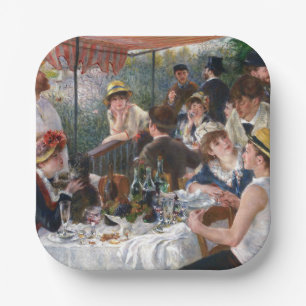 Pierre-Auguste Renoir - Luncheon van de roeipartij Papieren Bordje