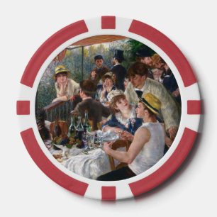 Pierre-Auguste Renoir - Luncheon van de roeipartij Poker Chips