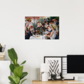 Pierre-Auguste Renoir - Luncheon van de roeipartij Poster (Thuiskantoor)