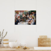Pierre-Auguste Renoir - Luncheon van de roeipartij Poster (Keuken)