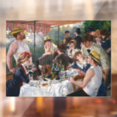Pierre-Auguste Renoir - Luncheon van de roeipartij Raamsticker (Vel 2)