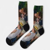 Pierre-Auguste Renoir - Luncheon van de roeipartij Sokken (Links)