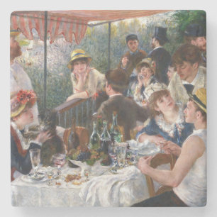 Pierre-Auguste Renoir - Luncheon van de roeipartij Stenen Onderzetter
