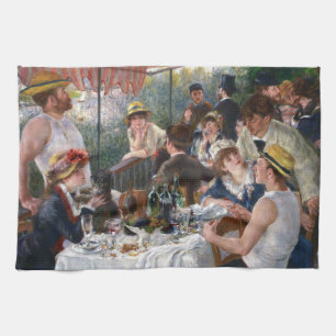 Pierre-Auguste Renoir - Luncheon van de roeipartij Theedoek